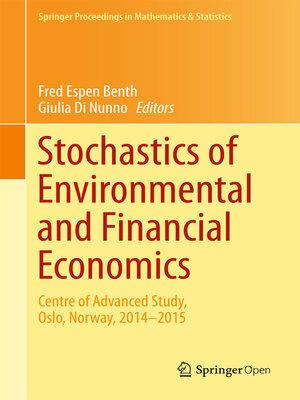 cover image of Stochastics of Environmental and Financial Economics
